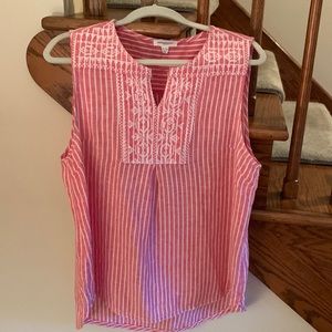 Sleeveless blouse